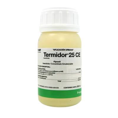 Termidor 25 CE 250ml insecticida profesional para control de cucarachas y hormigas