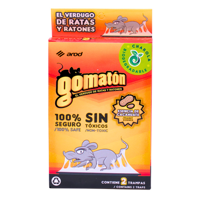 Gomaton Chico - Trampas Adhesivas No Tóxicas (2 Unidades)