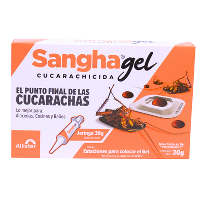 Sangha Gel Cucarachicida - 30g con Estaciones